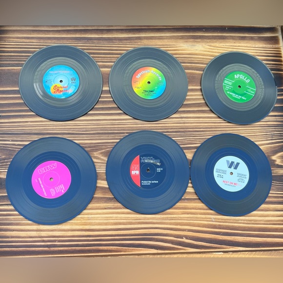 Vinyl Record Coasters - Picture 2 of 9